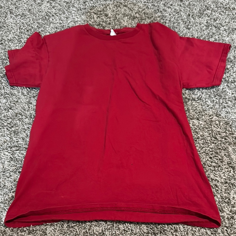 Classic Red Short Sleeve Men's Tee